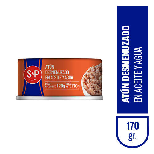 ATUN DESMENUZADO   S Y P   170GRS AL ACEITE
